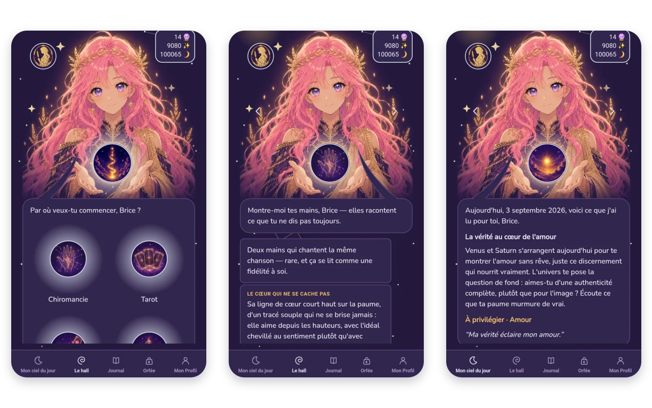 Mia Fortuna Bona, Une application grand public pour les stores, design et RAG